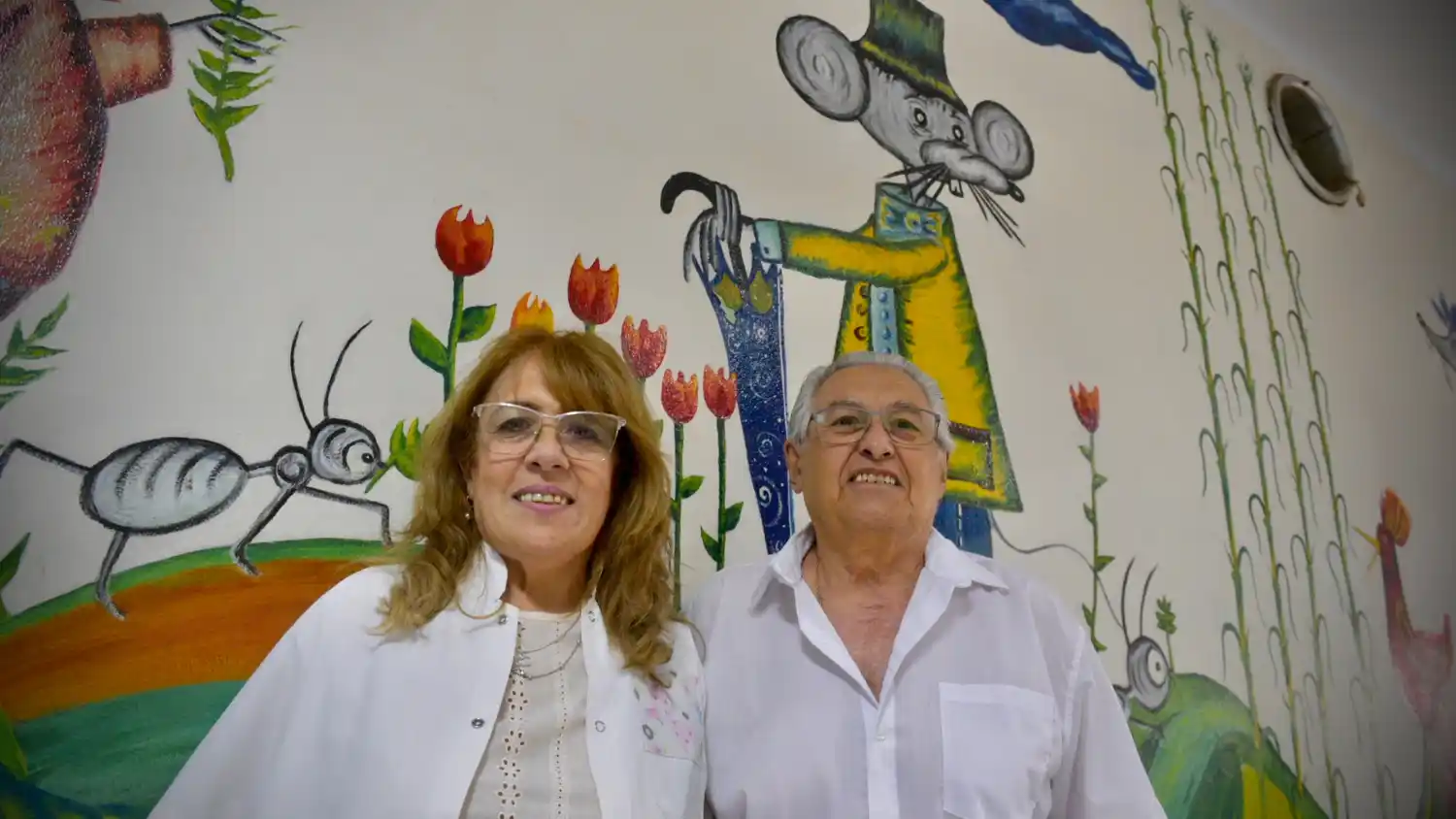 Día del Pediatra. Medio siglo de compromiso y enseñanza del doctor Patrignani. En la foto junto a su colega Ana Magnoli.