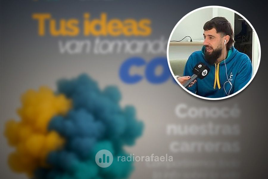 Matías Cordero - referente de Bienestar Estudiantil | "Tus Ideas van tomando color": jornada informativa de las carreras y actividades de la UNRaf