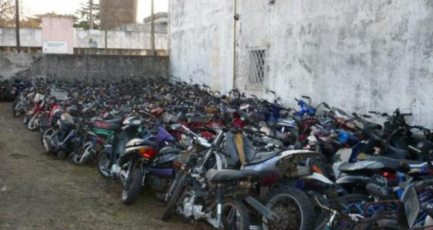 ¿Dónde están las motos?