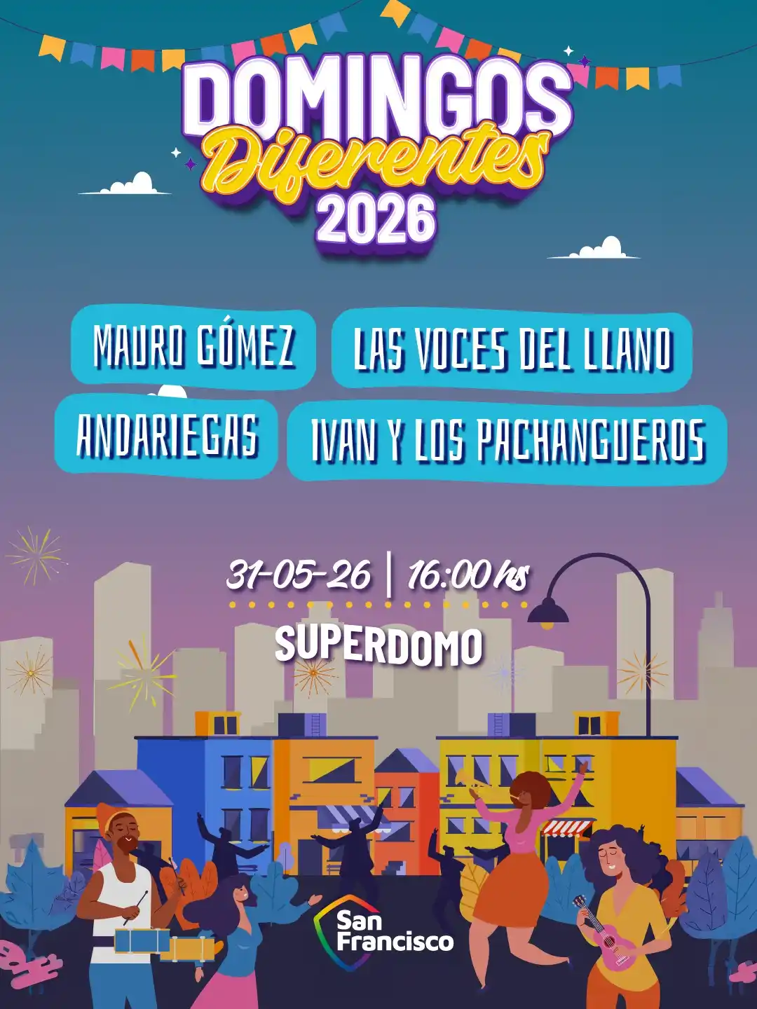 domingo diferentes 31 de mayo de 2026