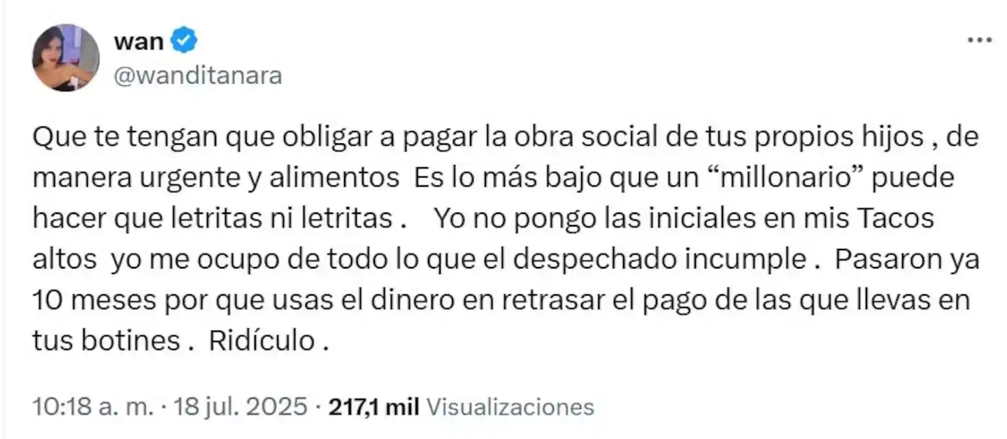 La respuesta de Wanda