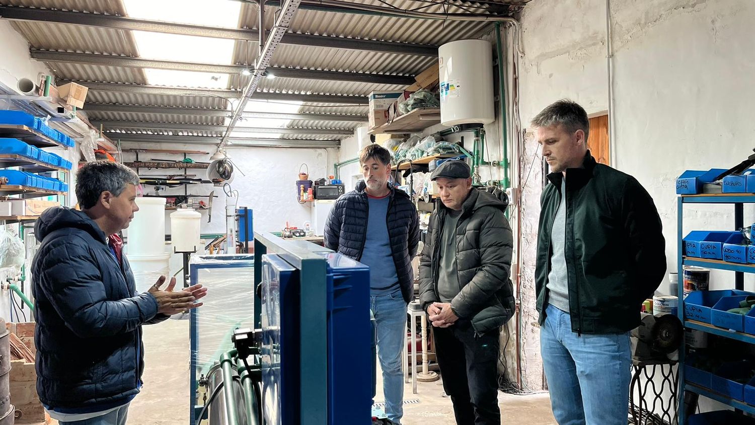 Visita a una empresa en la localidad de San Gregorio.