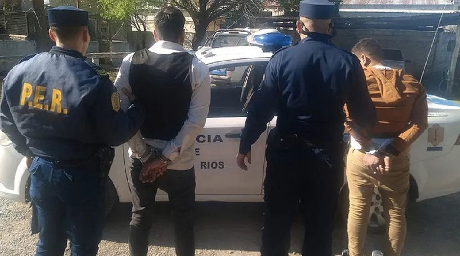 Detuvieron con drogas a dos entrerrianos: en el operativo uno mordió a un policía