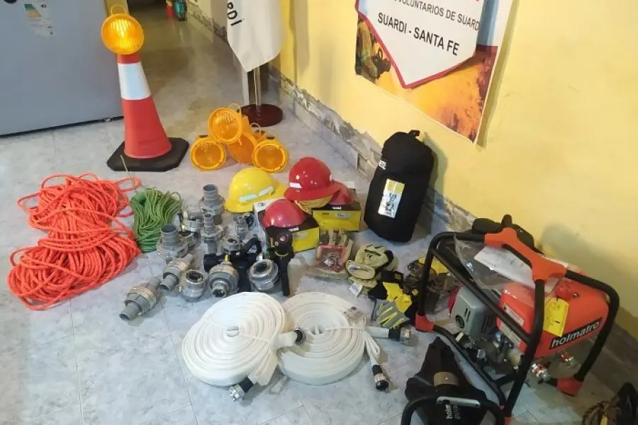 Bomberos de Suardi cumplieron 29 años con una importante inversión