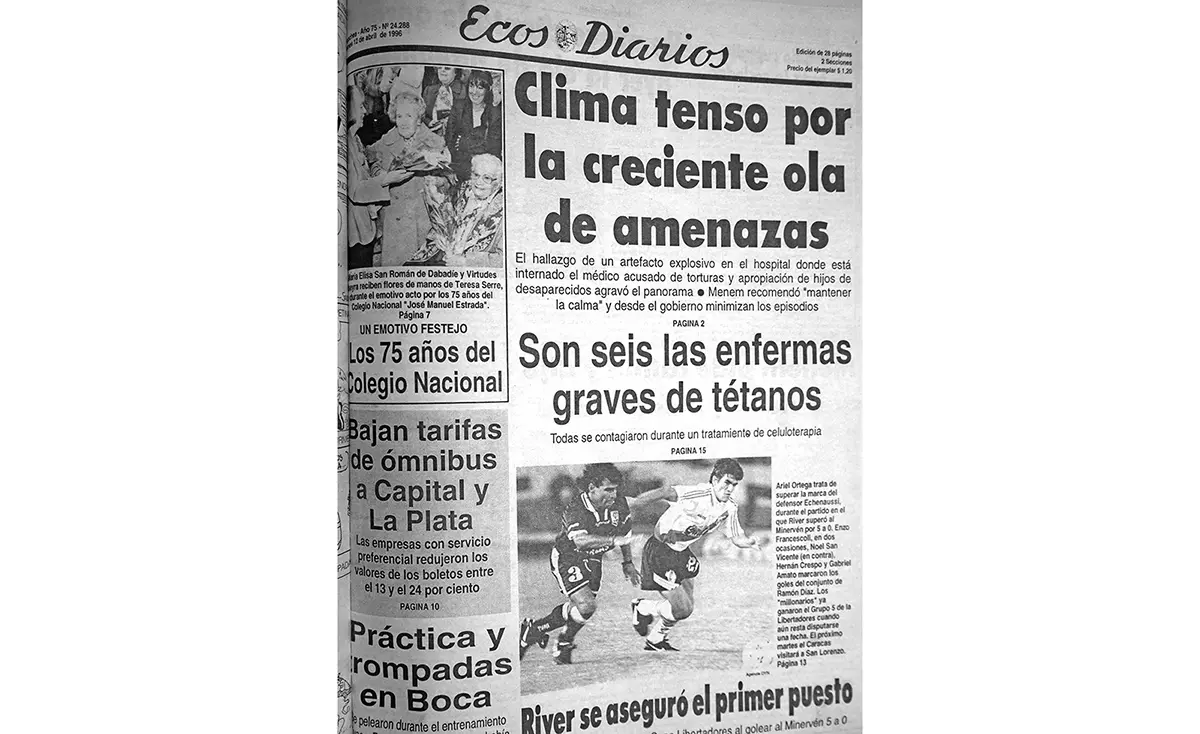 Viernes 12 de abril de 1996