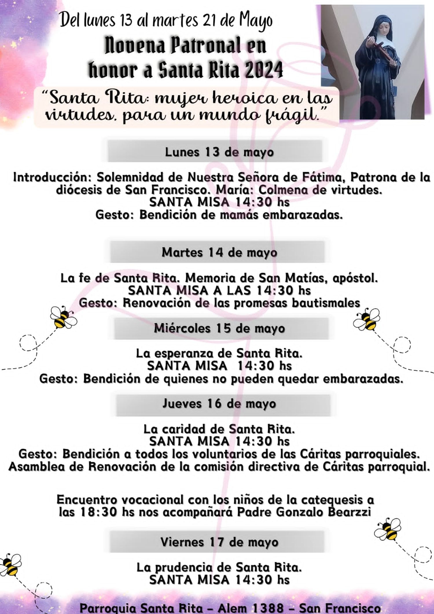 novena a santa rita