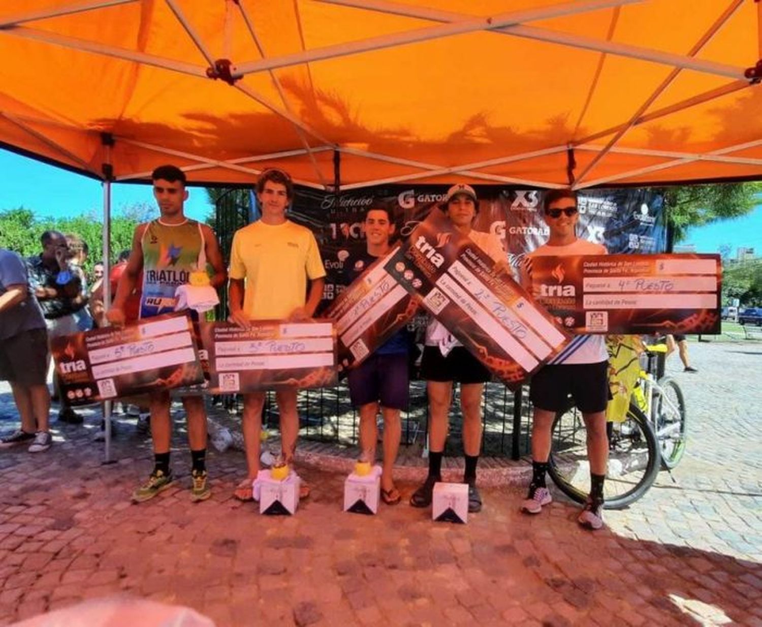 Natalú dio combate en el triatlón de San Lorenzo