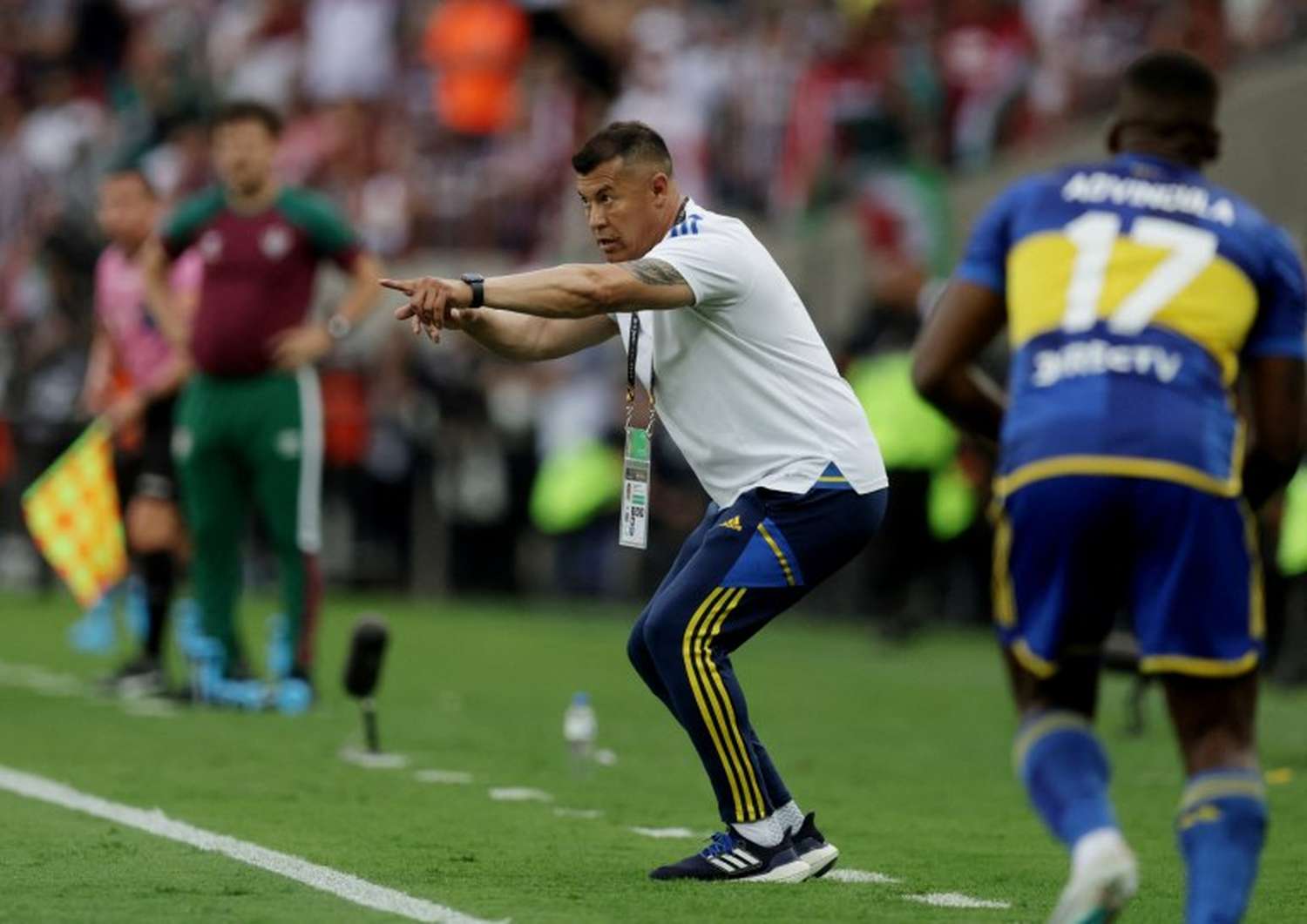 Jorge Almirón dirigió a Boca en la final de la Copa Libertadores