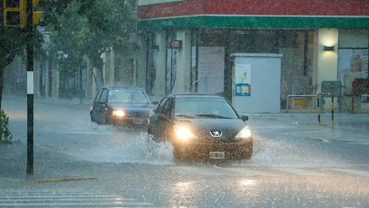 La ciudad de Rosario colapsada tras el temporal