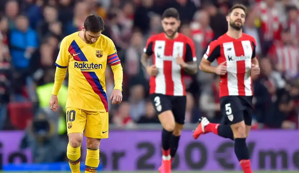 Barcelona sufrió un duro golpe en Bilbao