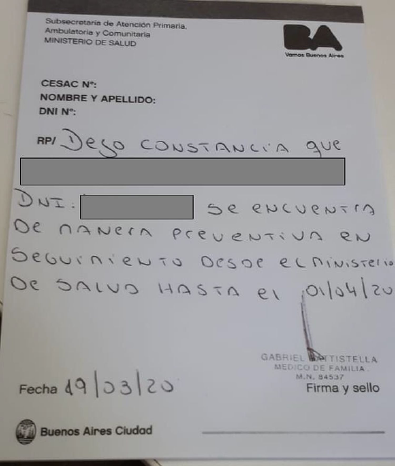 El abogado del uruguayo con coronavirus cargó contra la Gendarmería y la Justicia Federal