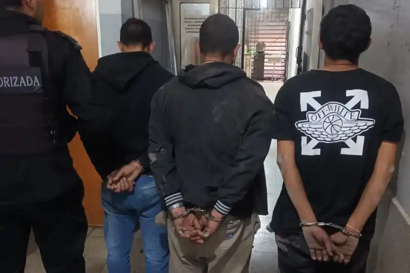 Detenidos en Rosario.