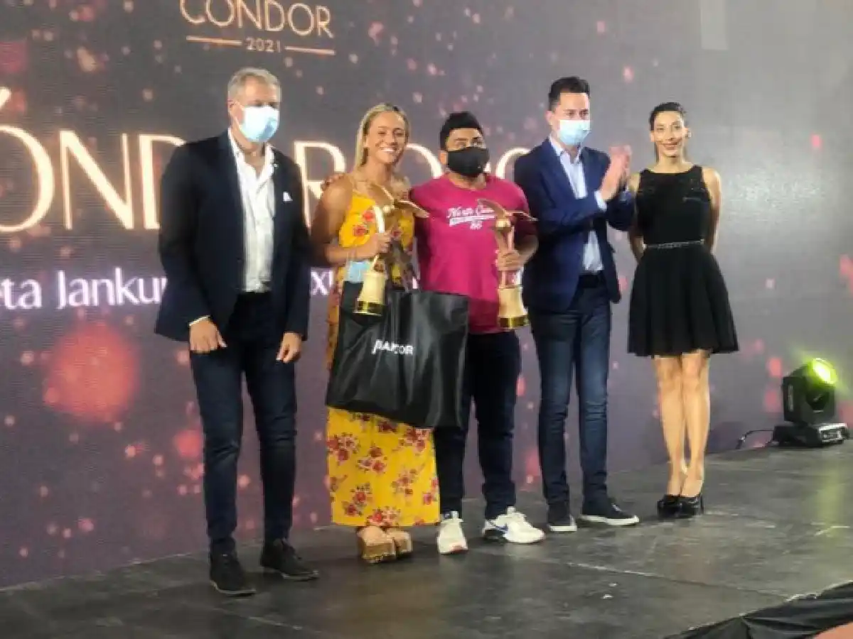 Jankunas y Espinillo  fueron distinguidos con el Cóndor de Oro