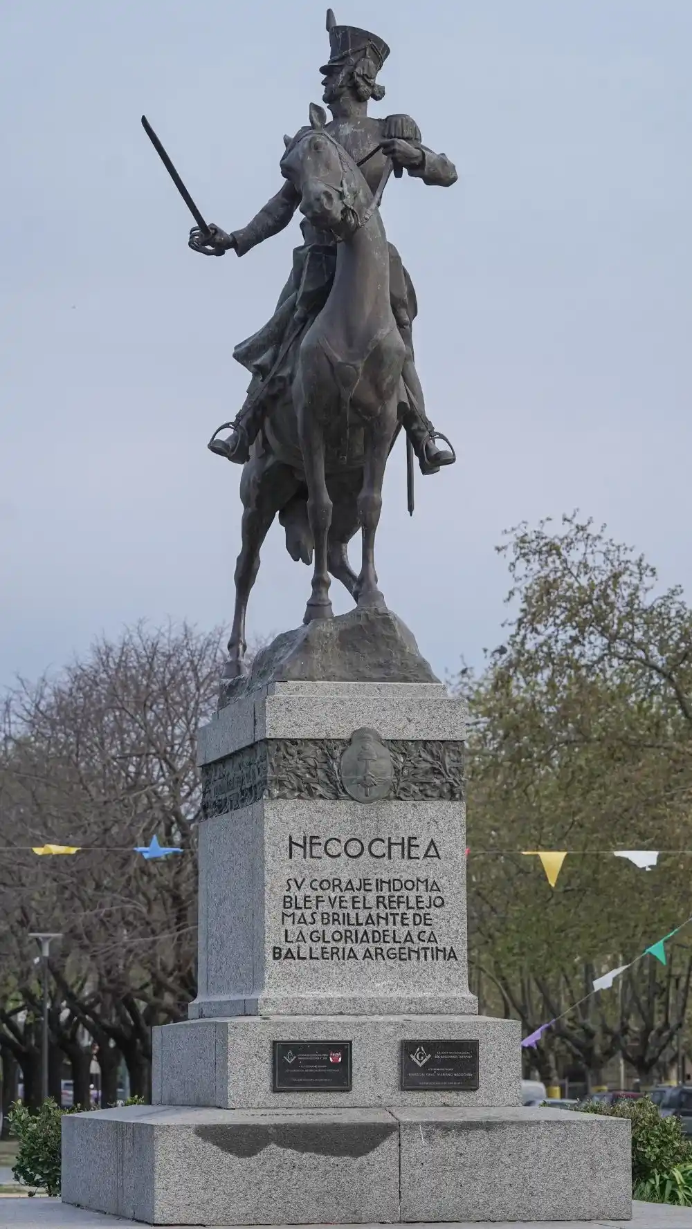 Declararon patrimonio histórico provincia al monumento al general Mariano Necochea