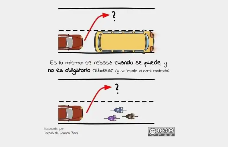 Autos y ciclistas: Juan Pablo compartió esta recomendación