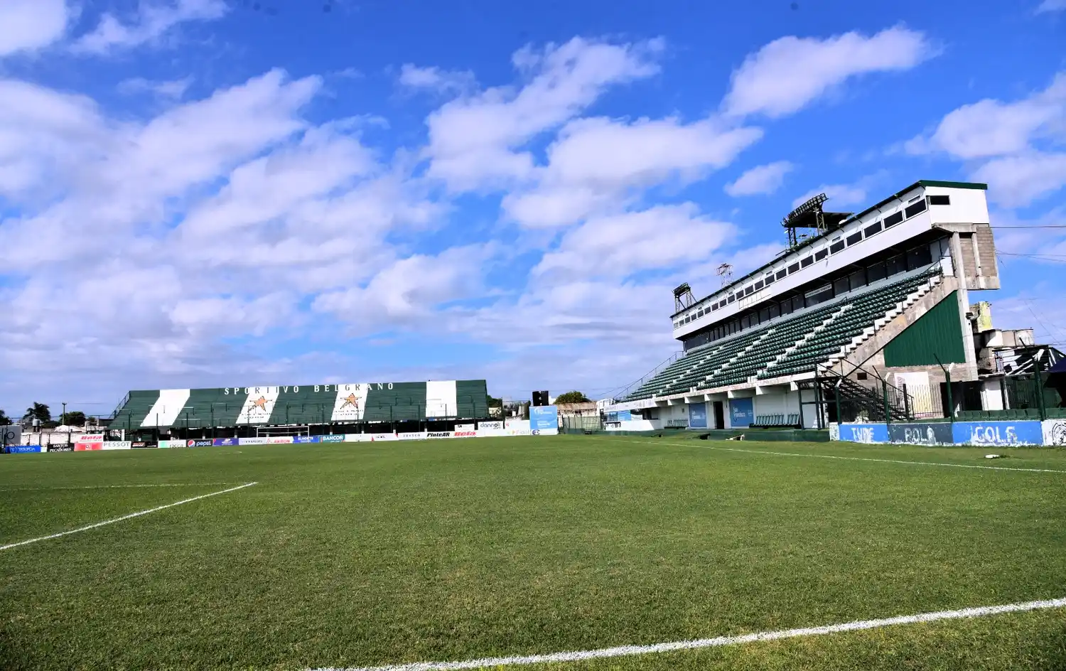 El estadio de Sportivo Belgrano (Archivo)