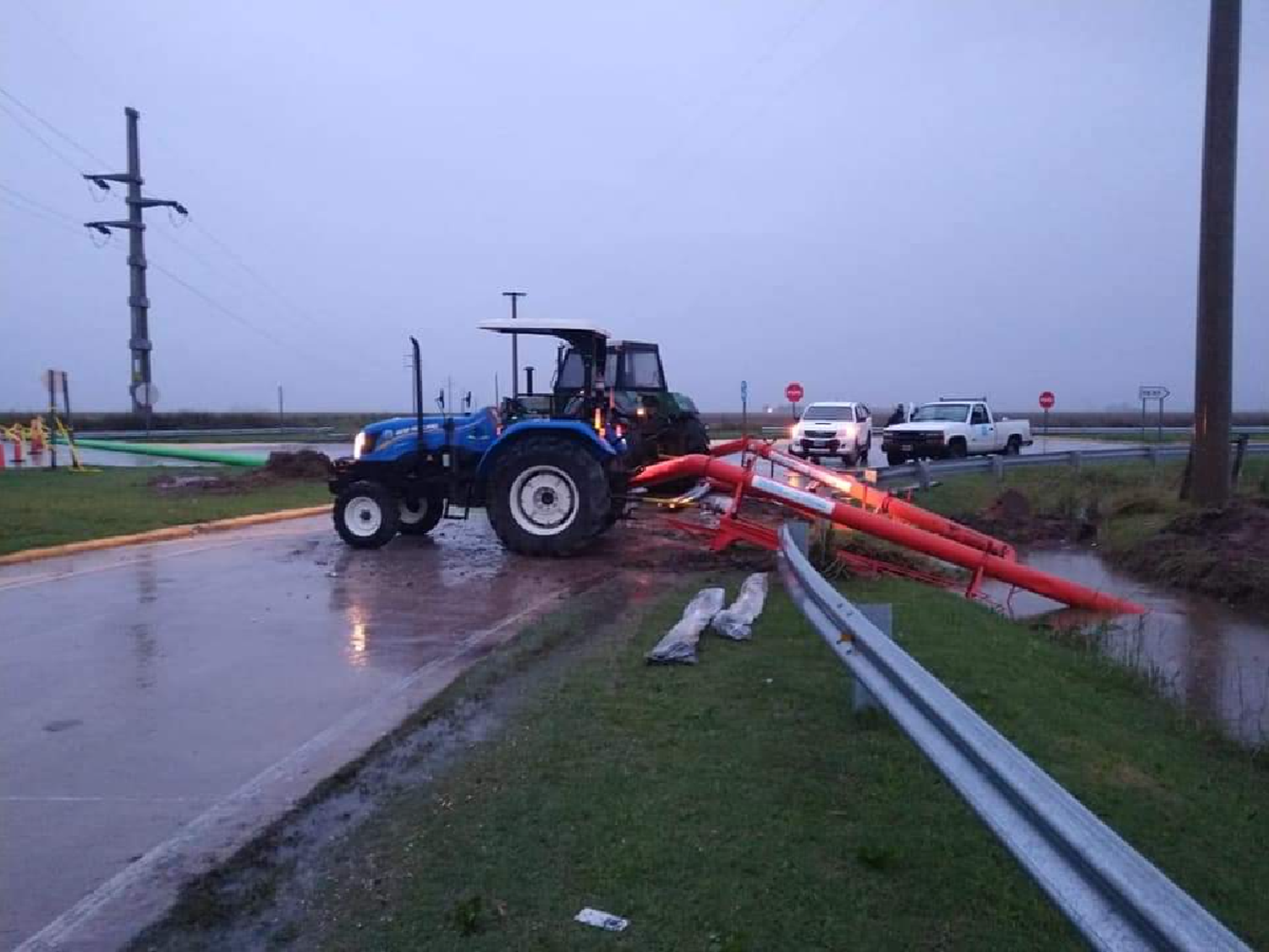 Unas 15 familias continúan evacuadas por el temporal en Marcos Juárez