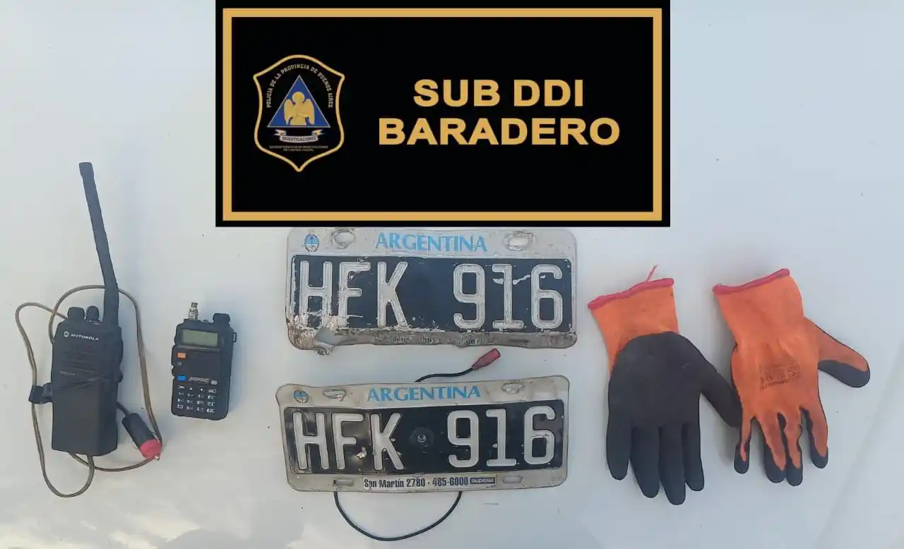 elementos secuestrados zárate asalto gomendio y san martín