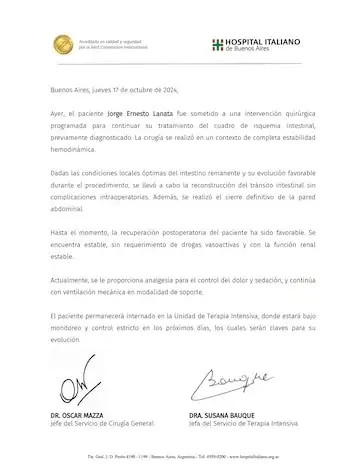 parte medico lanata