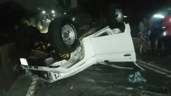 Aparatoso accidente en la Carretera Panamericana deja dos muertos y dos heridos