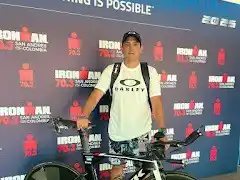 Nahuel Reynoso, el gualeyo que representará a la ciudad en el exigente Ironman 70.3 de Colombia