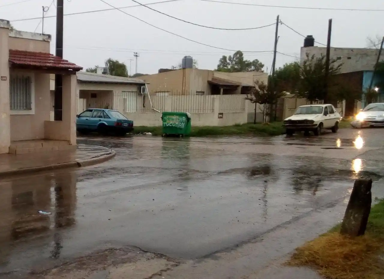 Registro de lluvias caídas de Gualeguay 27 mm