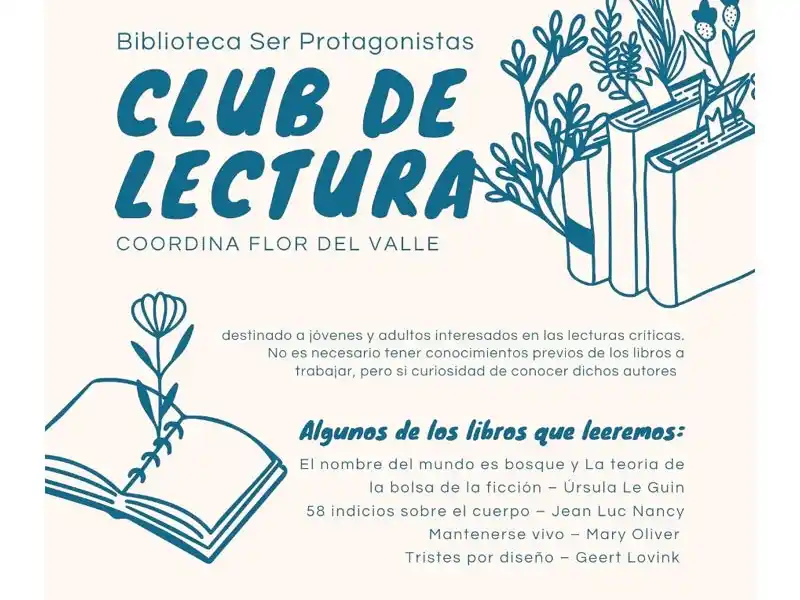 El club de lectura en la Biblioteca Ser Protagonistas