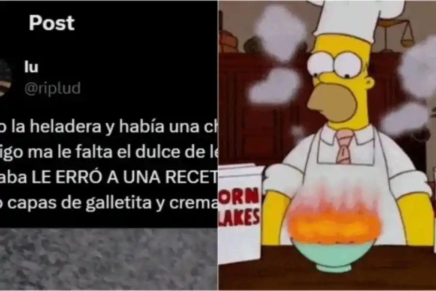 Abrió la heladera, encontró una chocotorta "medio rara": "Le erró a una receta con 3 ingredientes"