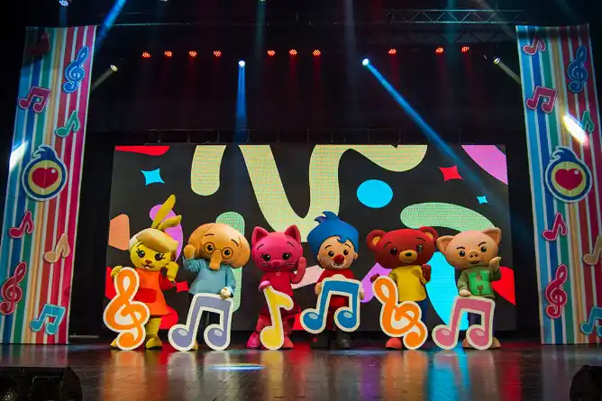 Plim Plim en vivo, energía musical