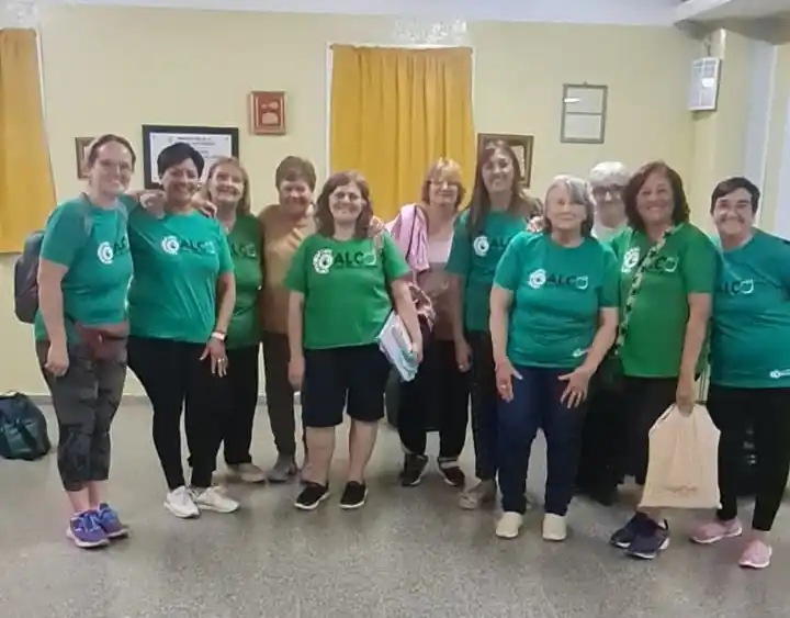 Los integrantes de Alco se reúnen  los jueves en la Escuela Raúl Villafañe
