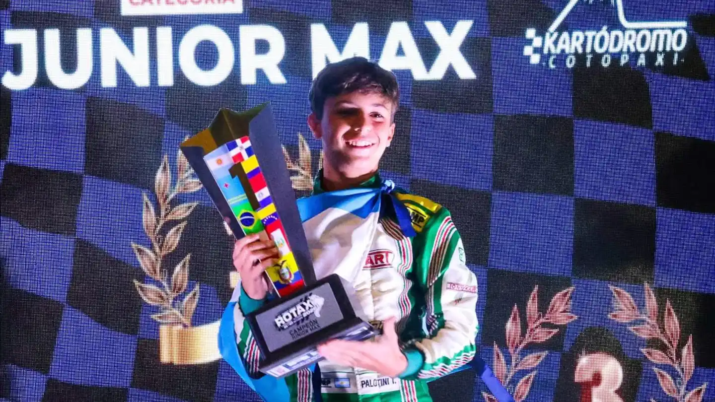 El necochense Thiago Palotini será uno de los representantes argentinos en el equipo Alpha 54 en la Fórmula 4 italiana