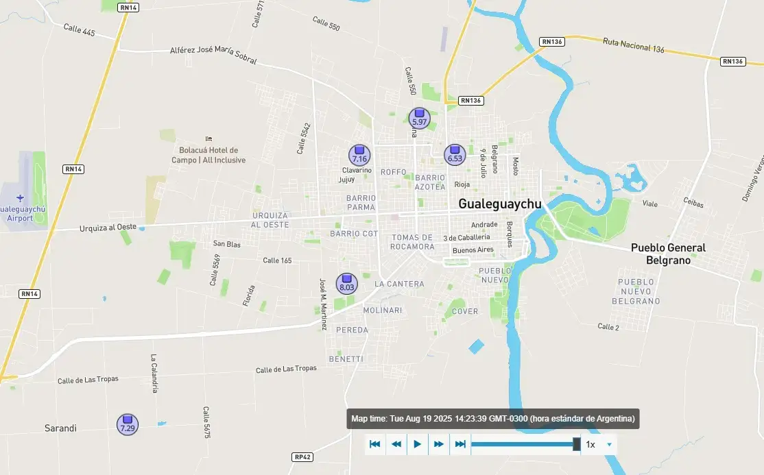 mapa lluvia