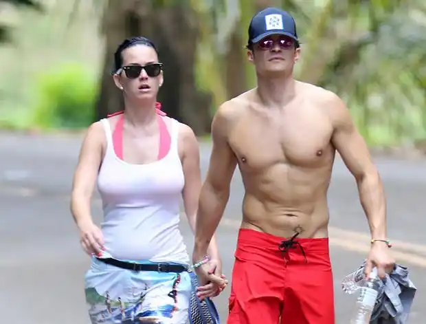 Katy Perry y Orlando Bloom, en pleno romance en Hawai