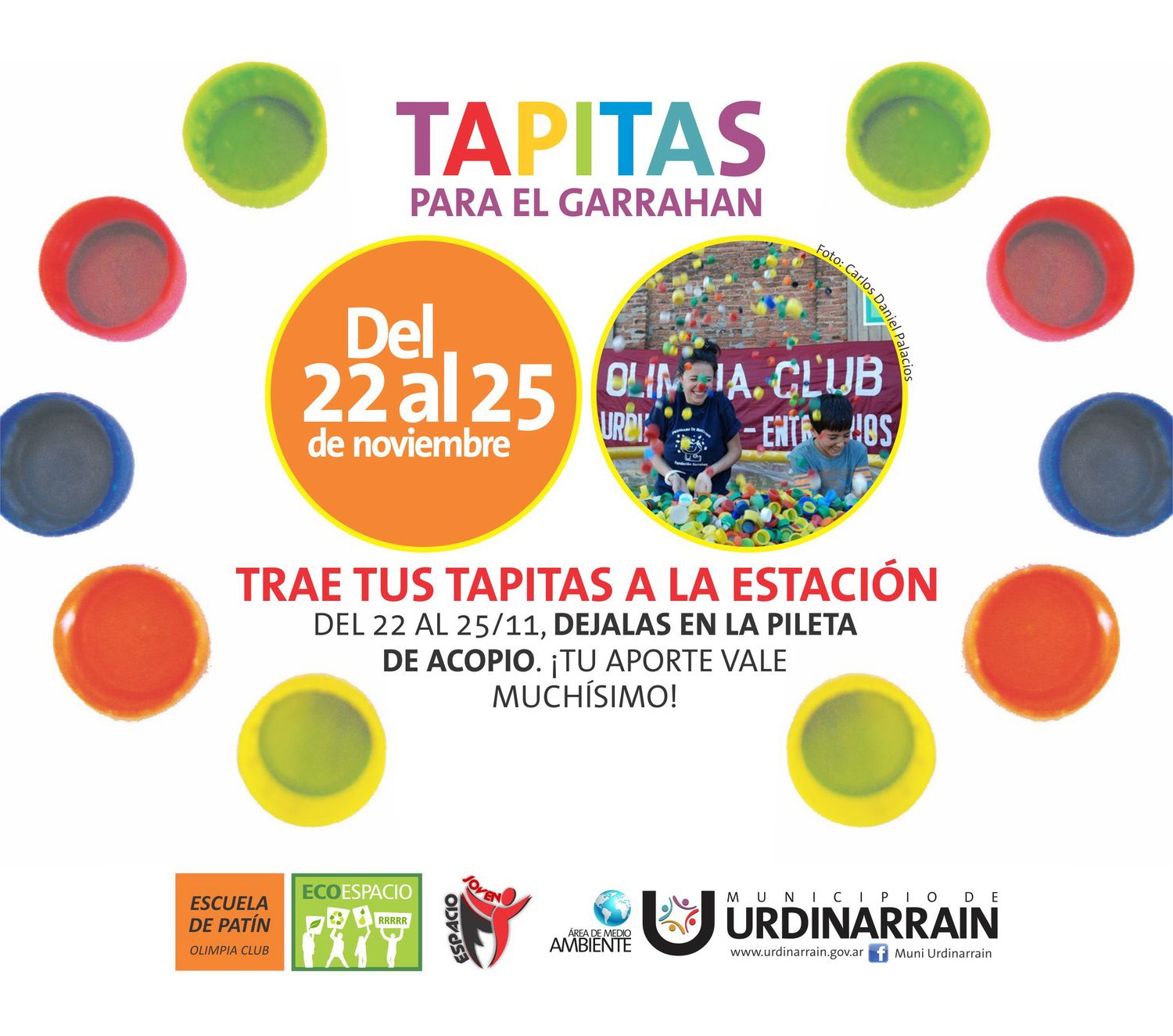 Vuelve la campaña solidaria “Tapitas para el Garrahan”