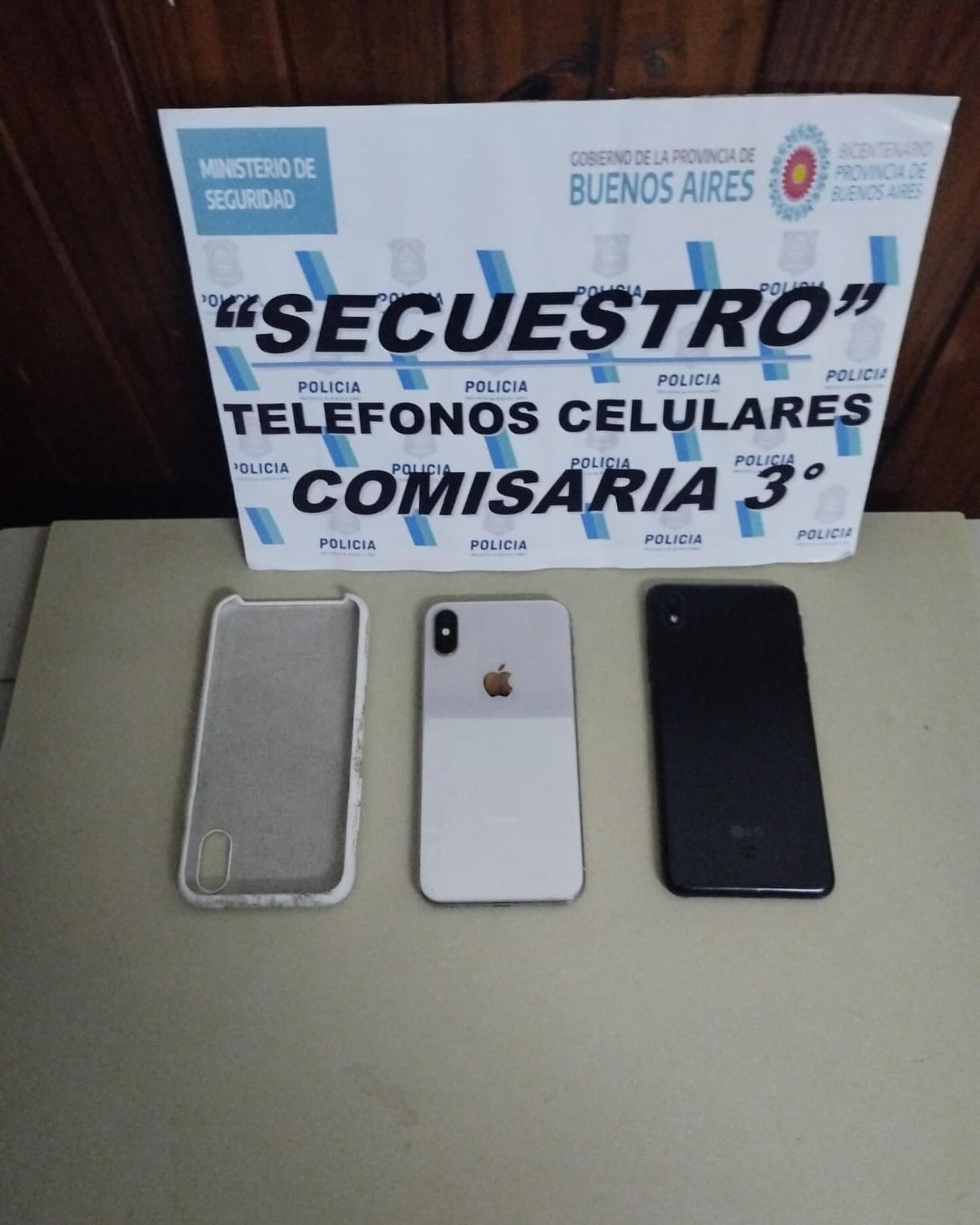 Celulares secuestrados