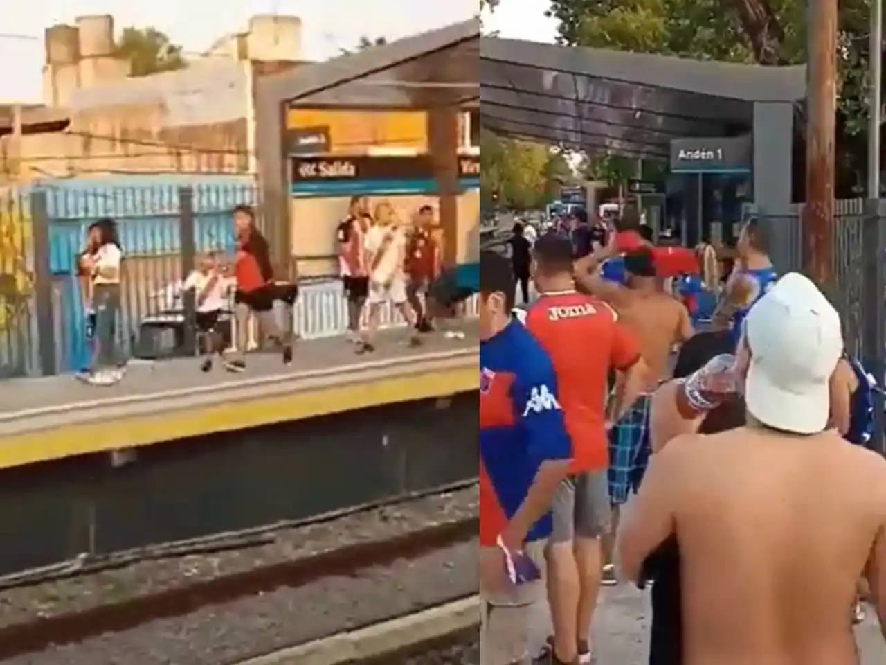 Hinchas de Tigre apedrearon a familias de River que esperaban el tren con niños y mujeres en la estación Virreyes