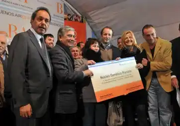 Elecciones 2013: Scioli e Insaurralde juntos en San Vicente