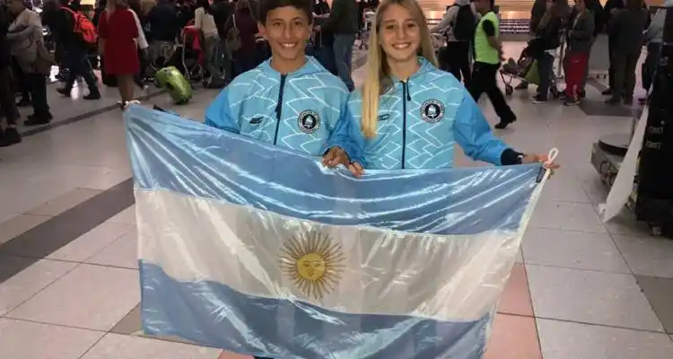 Francina Paz y Marco Limardo viajaron al Norteamericano