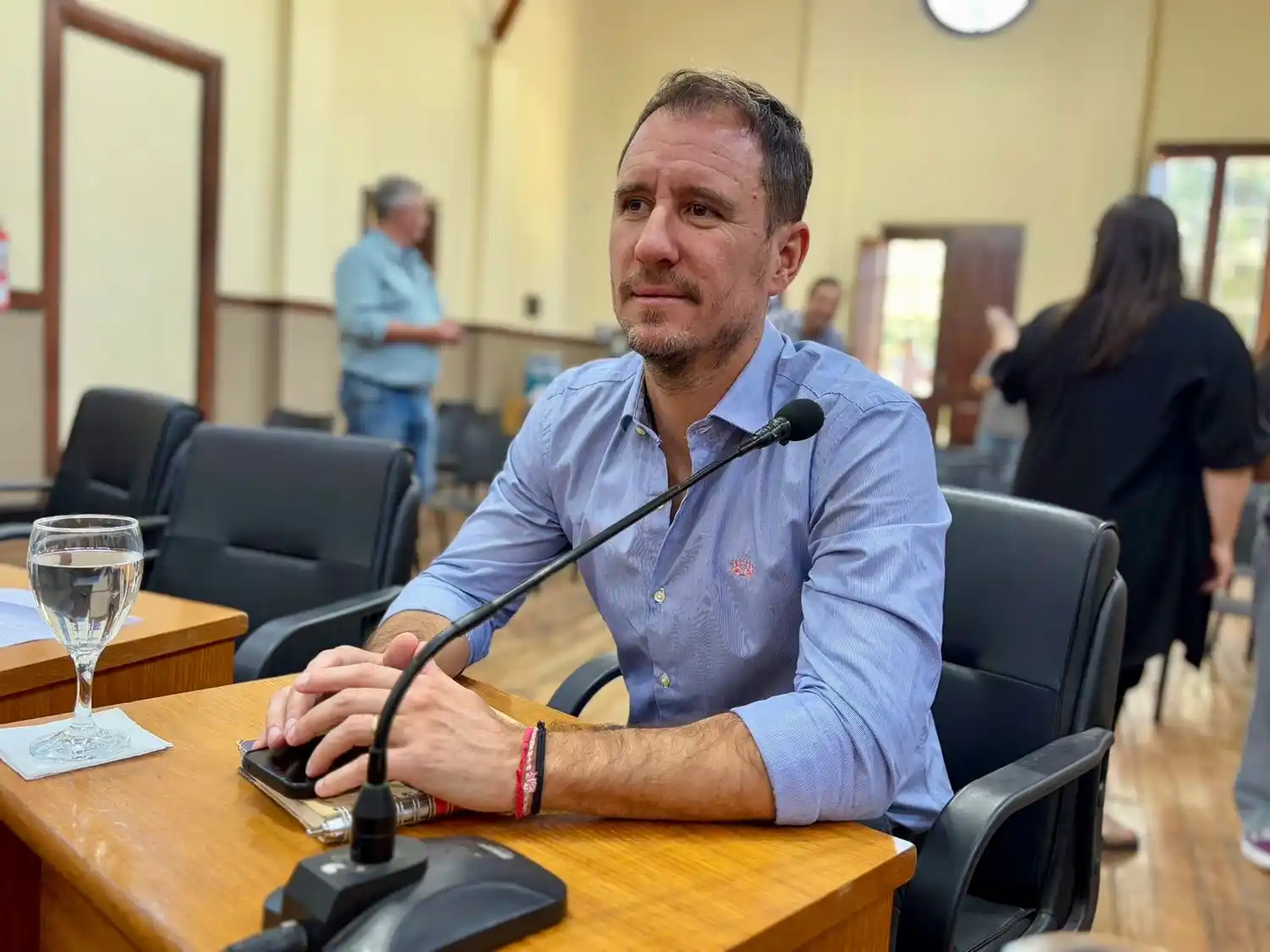 Juan Ignacio Pellegrini dejó la presidencia del Concejo.