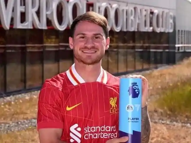 Alexis Mac Allister fue elegido como mejor jugador de abril en la Premier League tras coronarse con Liverpool