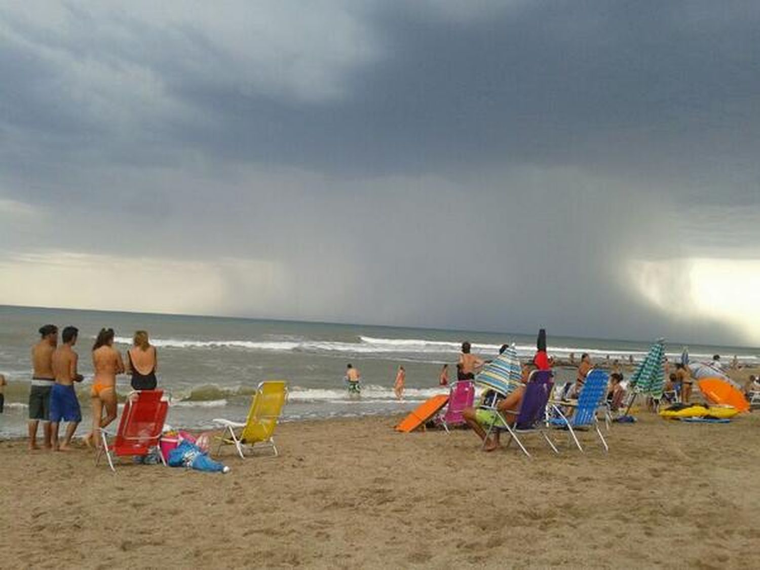 Cayó un rayo en Mar del Plata: Varios heridos