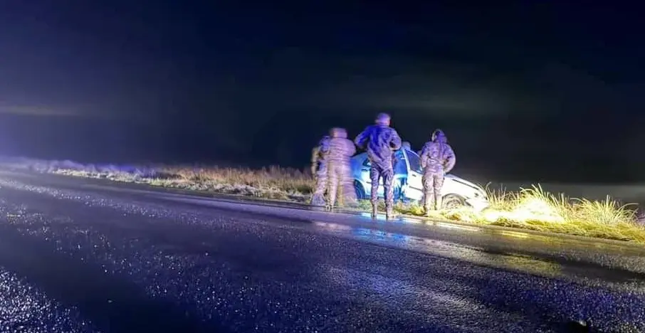 Accidente en ruta 55