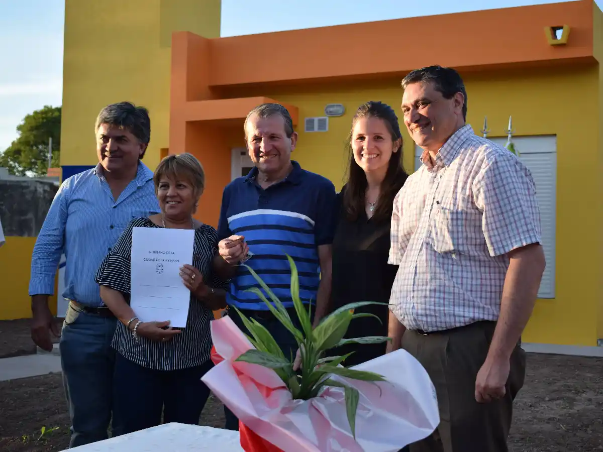El plan municipal alcanzó las 67 viviendas en Brinkmann  