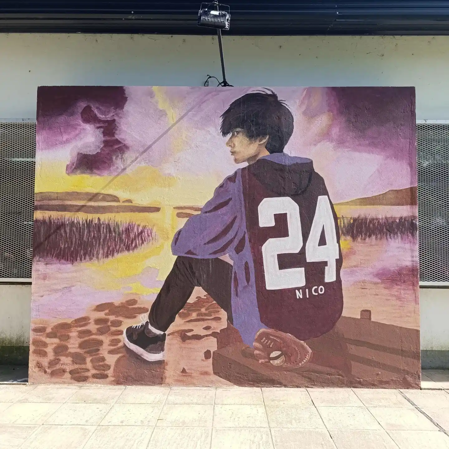 Mural en homenaje a Nicolás Riccardi: Arte y Clamor de Justicia Colectiva en Chascomús