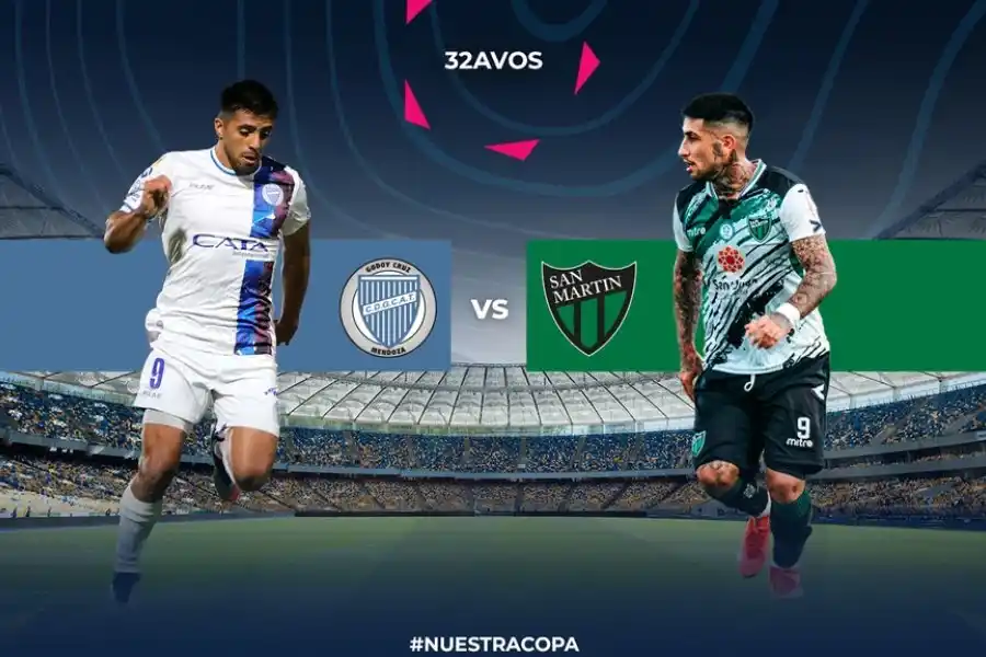 Godoy Cruz-San Martín (SJ) se miden en un clásico cuyano por Copa Argentina