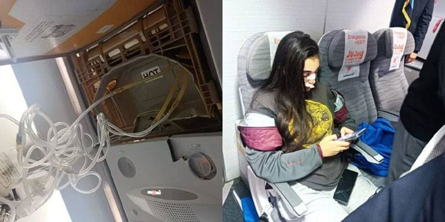 Terror en pleno vuelo de Aerolíneas Argentinas