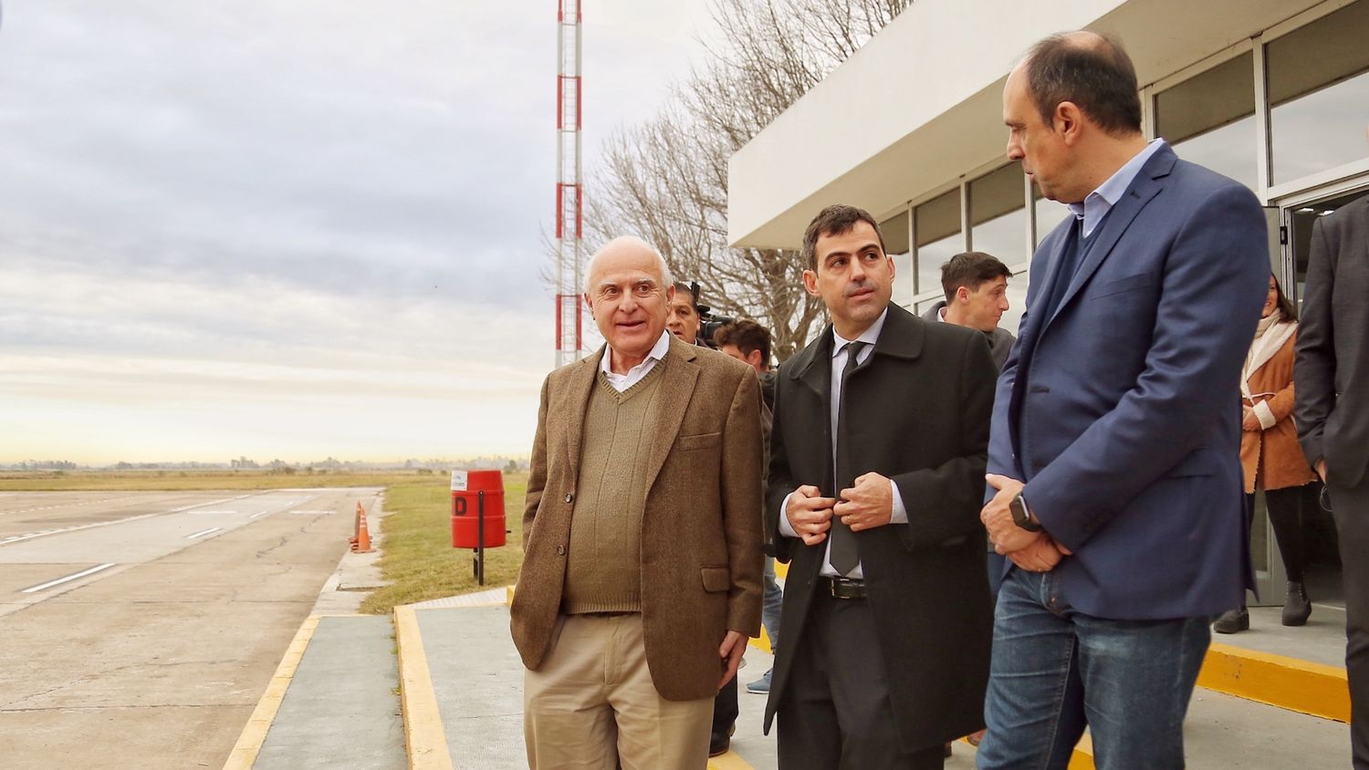 Presentaron los avances de las obras en el aeropuerto de Santa Fe