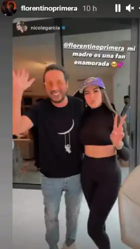 Florentino compartió con invitados. Foto Instagram