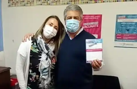 Pergamino: El intendente se vacunó contra el COVID y agradeció la atención
