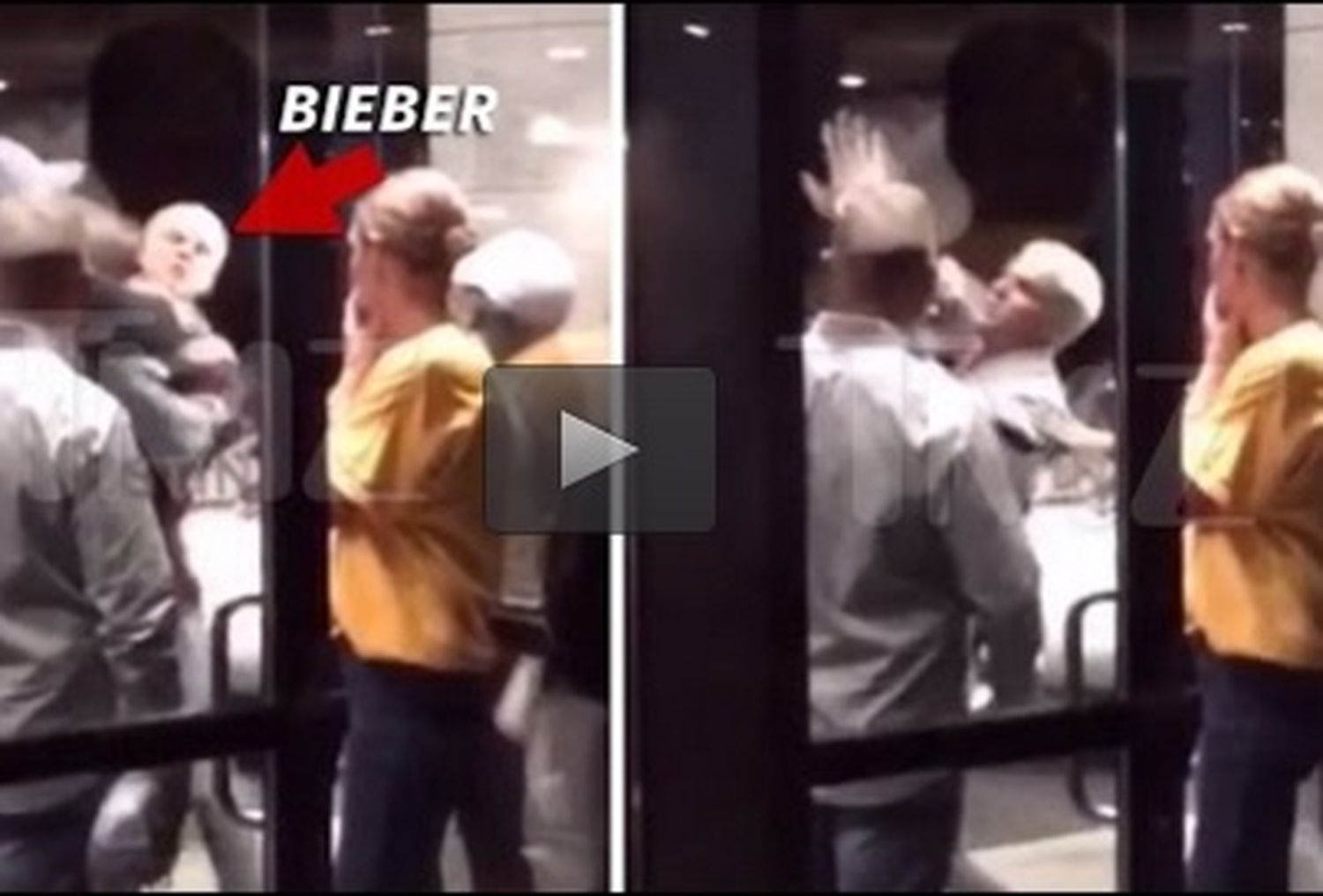 Video: Justin Bieber a las trompadas en la final de la NBA